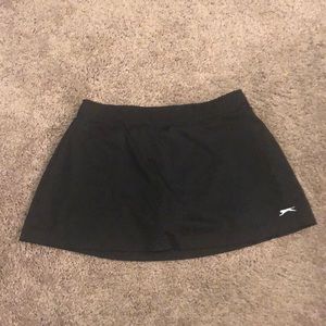 Black tennis skirt
